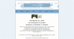 Desktop Screenshot of heimgarten-st-josef.de